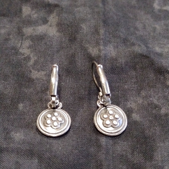 Brighton Red Disc with Crystal flowers - Picture 3 of 3